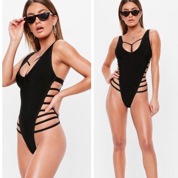 missguided cut out swimsuit